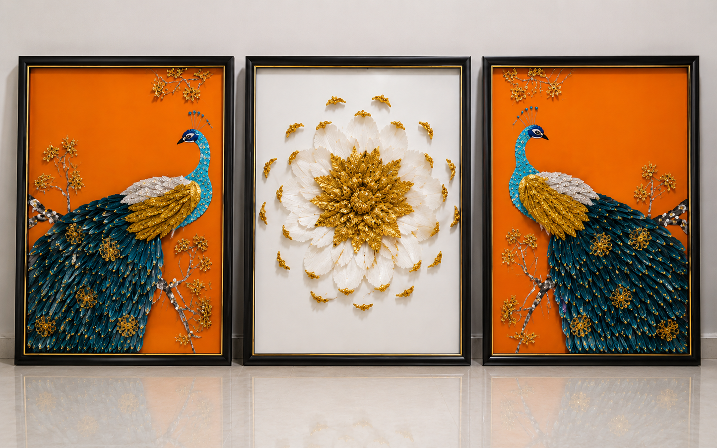 3D Abstract Wall Art Modern Textured Canvas for Contemporary Interiors