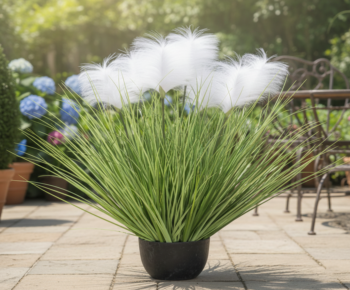 Artificial Reed Grass Plant – 1.2m Realistic Decorative Grass